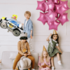 Polizei-Fahrzeug Heliumballon 60x45 Cm – Folien-Luftballon Als Geburtstags-Deko Für Kinderpartys & Feste