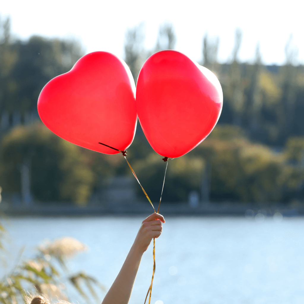 Herz Latexballon Rot