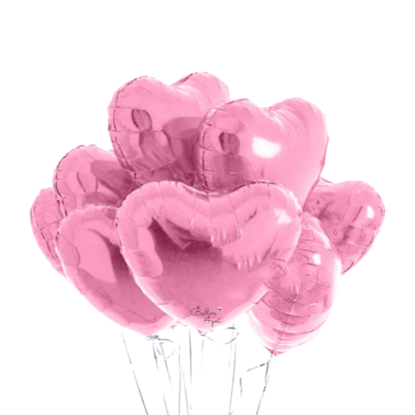 Herz Folienballons Rosa helium luftballon