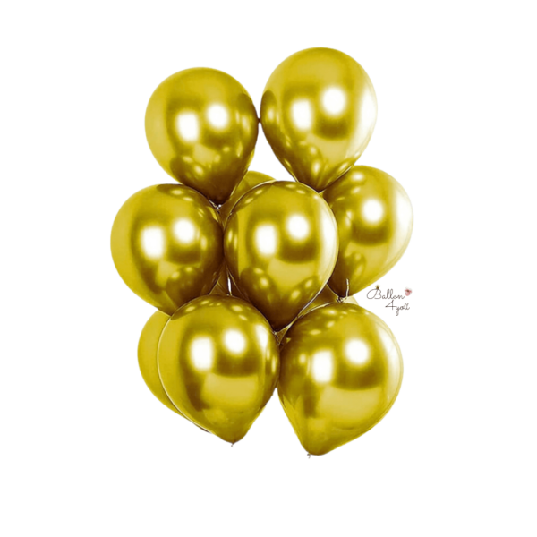 Metallic Luftballons Gold