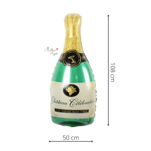 Champagner Flasche Folienballon Classic